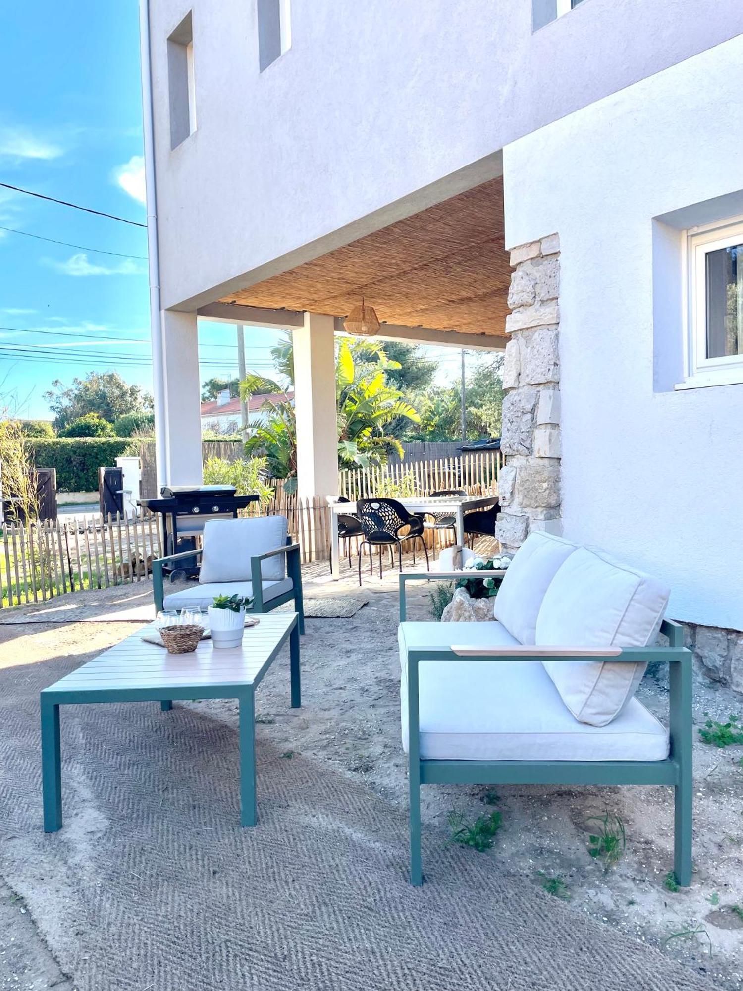 Bas De Villa - 300M Plage De La Capte - 2 Hebergements Disponibles Hyères Exterior foto